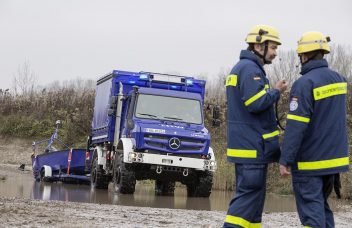 Unimog U5023 im THW Einsatz