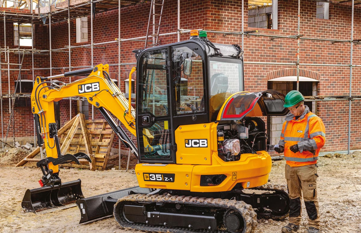 JCB 35Z Wartung