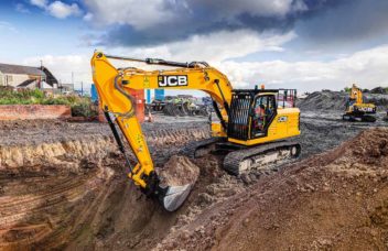 JCB Aushub Kettenbagger