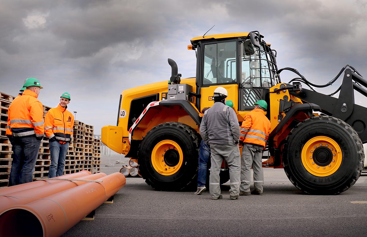 Radlader schwer von JCB