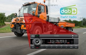 DAB + im Mercedes-Benz Unimog