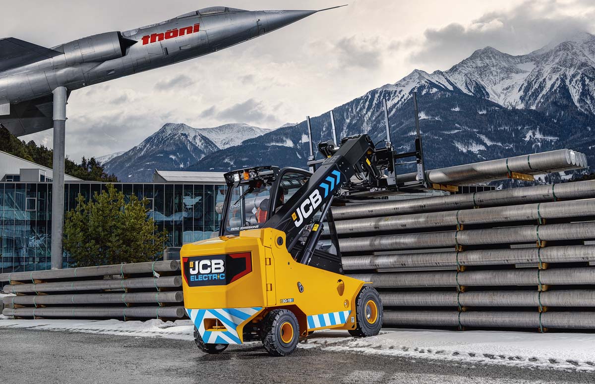 JCB electric Teletruk 30-19E aus der JCB E-Tech Range