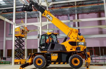 JCB Rototeleskoplader Seitenansicht