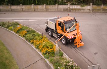 Unimog mit EcoTech Gießtechnik