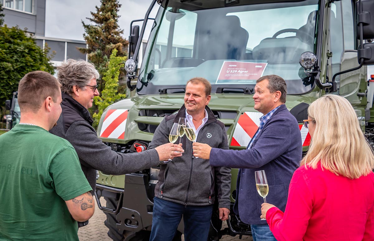 Kommunaltage 2021, Unimog Übergabe