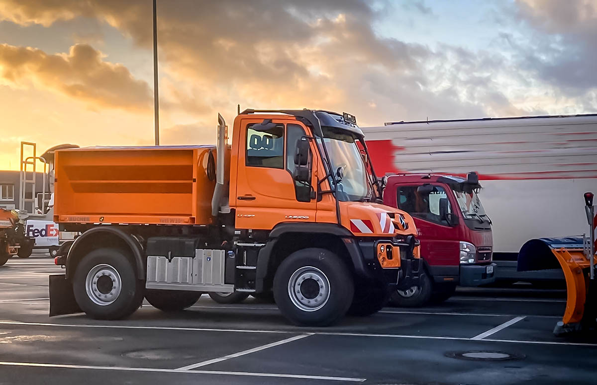 Unimog U 427 Winterdienst für Stadt Pappenheim