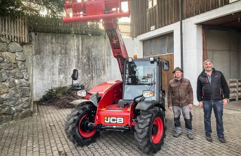 JCB Teleskoplader mit Sonderlackierung
