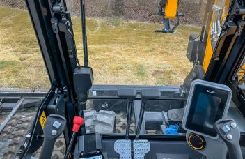 JCB 86C-2 TAB Blick aus der Maschine