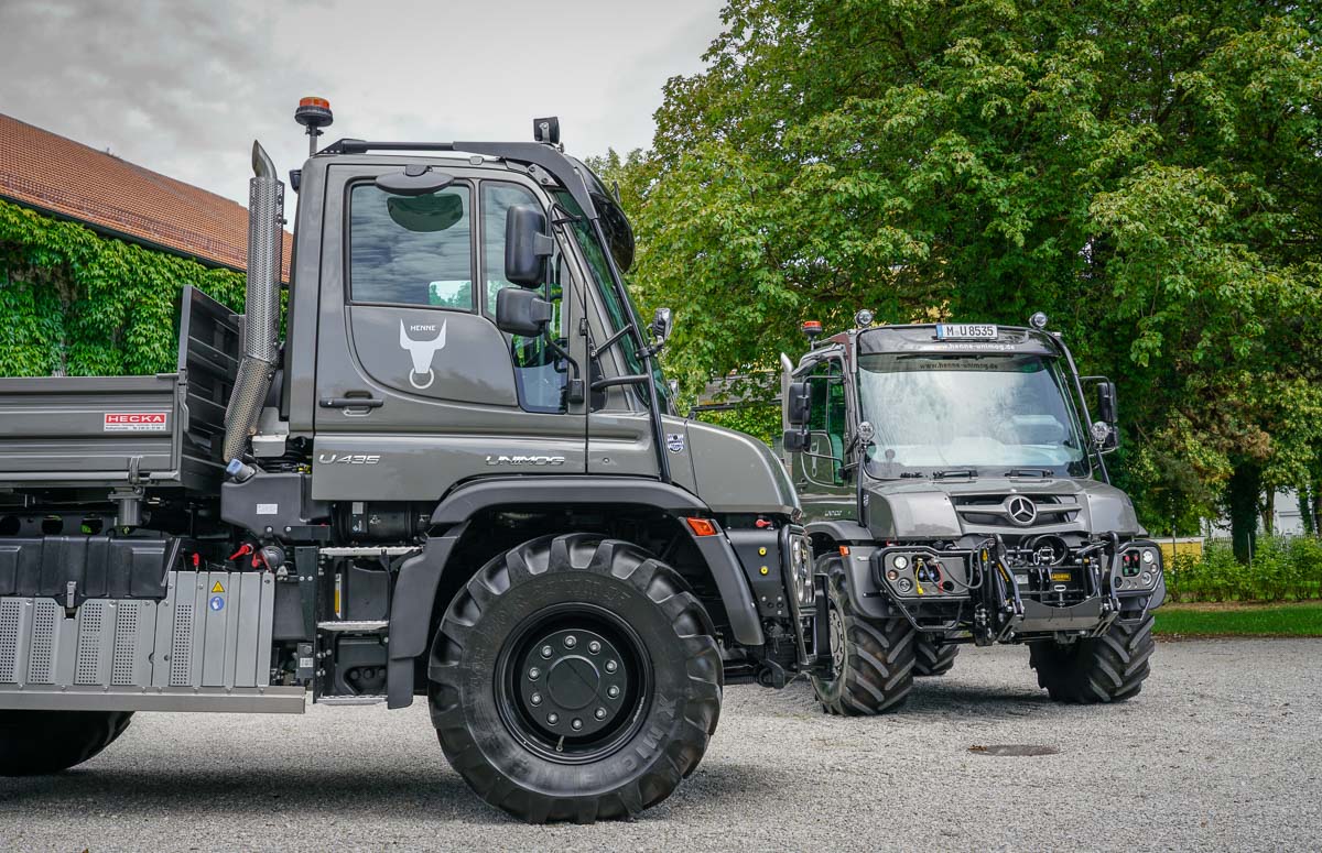 Unimog U 435 & U 535 mit landwirtschaftlicher Ausstattung