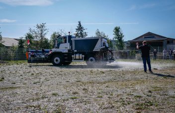 Vorführung des BrineStars von Bucher bei der Roadshow