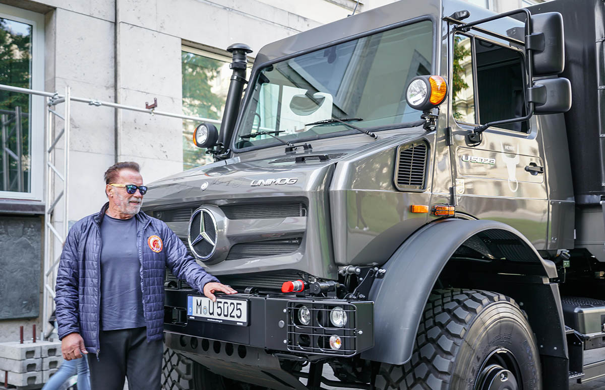 Arnold Schwarzenegger mit U 5023