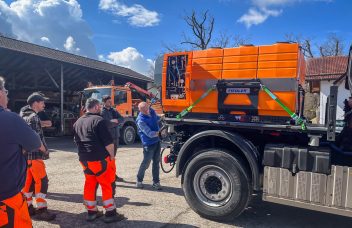 Vorstellung des Tanksystem bei der Auslieferung in Dießen