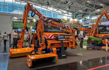 Unimog am Mulag Stand auf der IFAT 2024