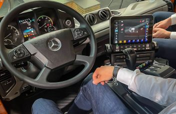 Bedienkonzept in der Unimog Kabine