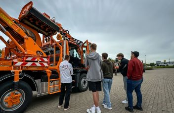 Live Vorführung des Unimog