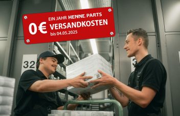 Feiert mit uns 1 Jahr HENNE Parts