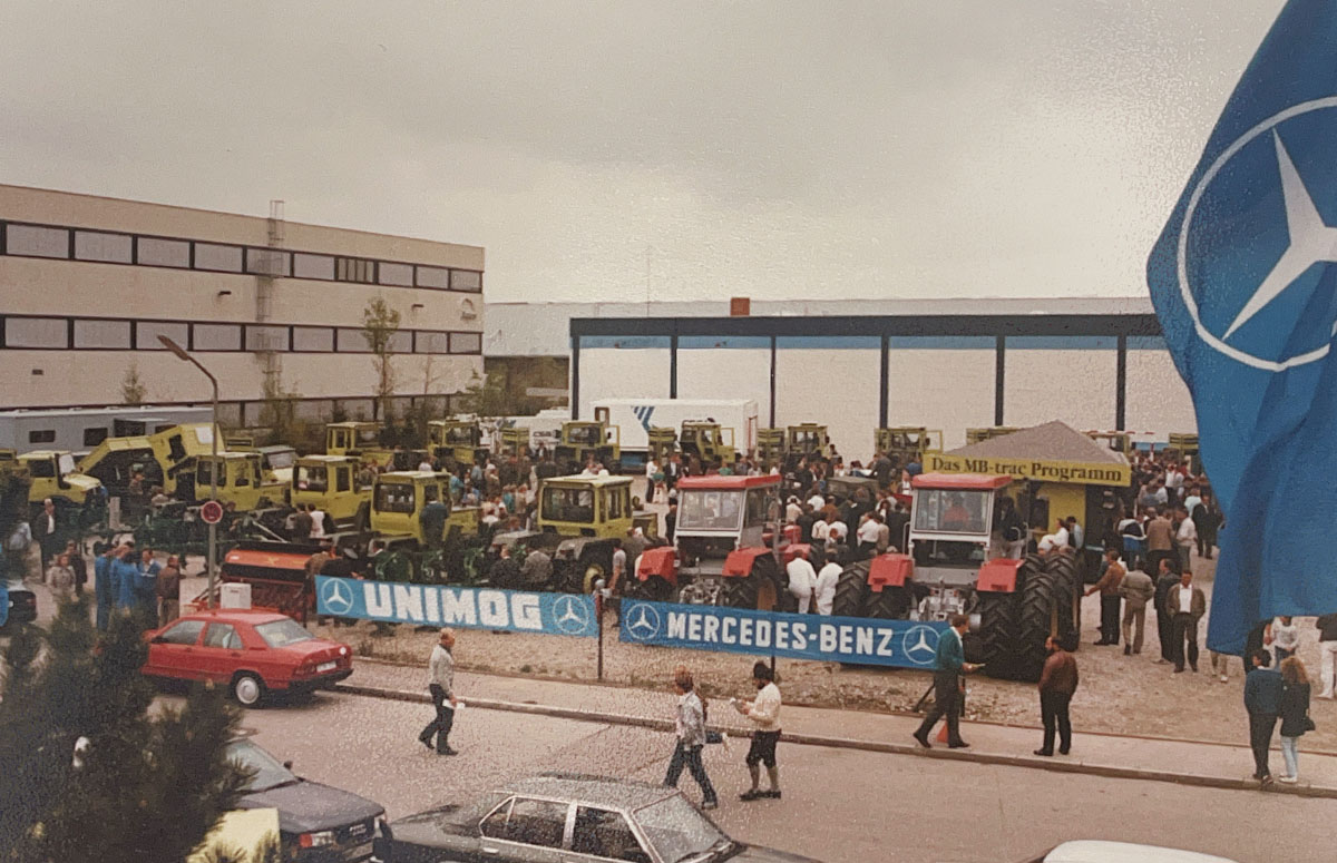 Henne und der Unimog Henne und der Unimog